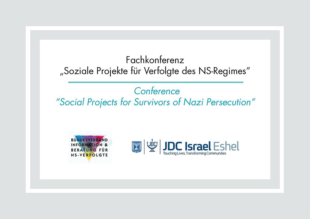 „Soziale Projekte für Verfolgte des NS-Regimes“